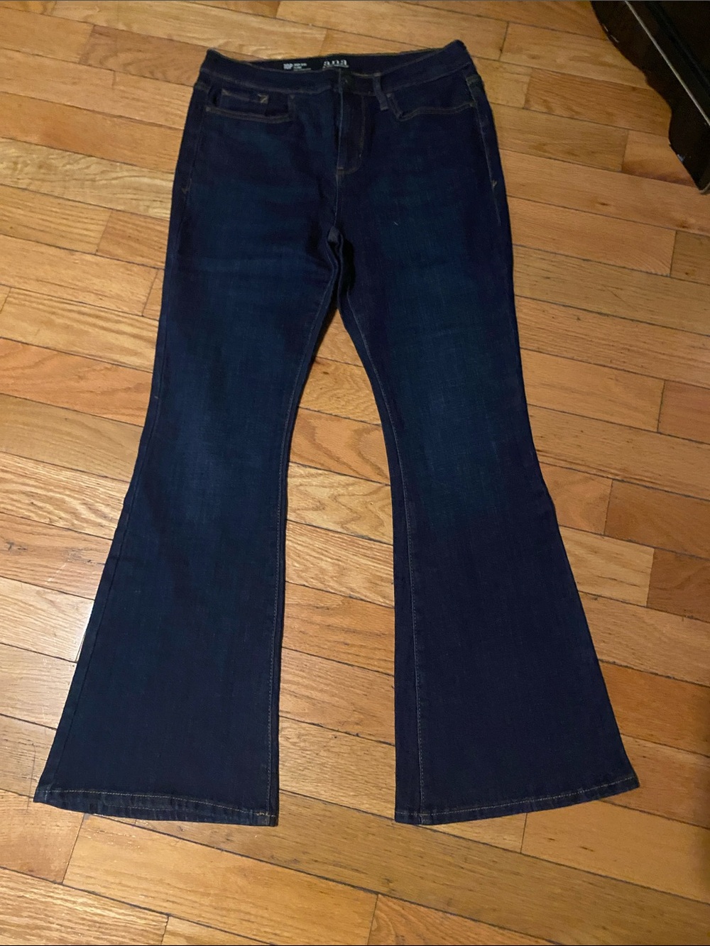 a.n.a Deep Indigo Flare Jeans